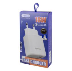 Yookie EI2Y fast charger 18W with Micro cable White